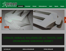 Tablet Screenshot of deparambalaj.com